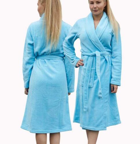 Relax Company badjas lichtblauw unisex